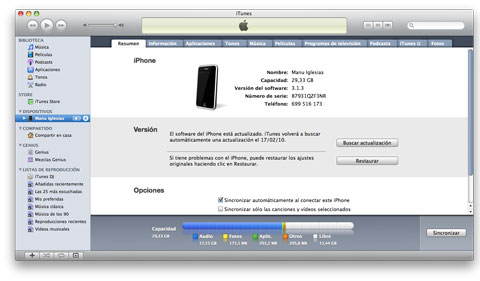 Actualización 1.1.1 para iPhone e iPod Touch