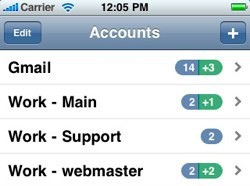 Mailroom es un multi-cliente Gmail para el iPhone