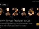 Adobe CS5 será presentado el 12 de abril