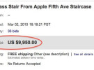 Pagan 9950 dólares por un peldaño de la Apple Store de la Quinta Avenida