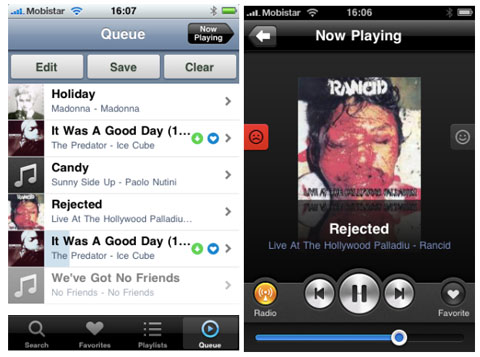 Grooveshark no estará disponible para el iPhone