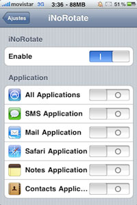 Desactiva la rotación automática del iPhone