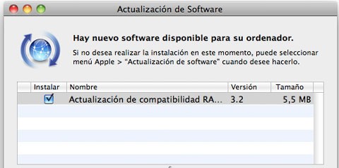 Actualización de compatibilidad RAW 3.2