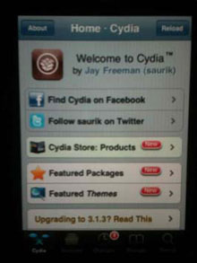 Cydia aparece en el iPad