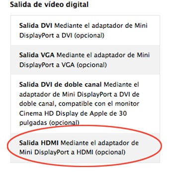 Apple soporta HDMI en sus nuevos MacBook Pro