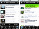 Disponible la aplicación oficial de Slashgear para iPhone