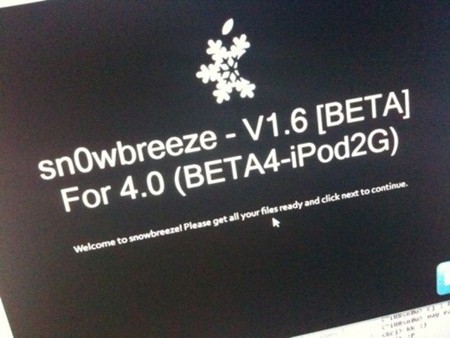 Sn0wbreeze V1.6: jailbreak del iPhone OS 4.0 para iPod Touch 2G