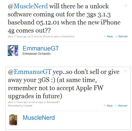 El unlock del iPhone OS 3.1.3 (baseband 5.12.07) llegara despues del iPhone OS 4.0