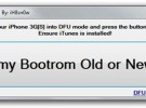 iDetector, o como saber el bootrom de tu iPhone 3GS