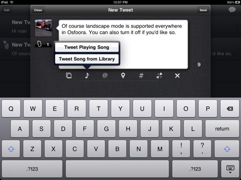 Osfoora HD, completísimo cliente de Twitter para iPad