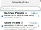 Llega el efecto Pulldown de Tweetie (ahora Twitter) en Mail para iPhone