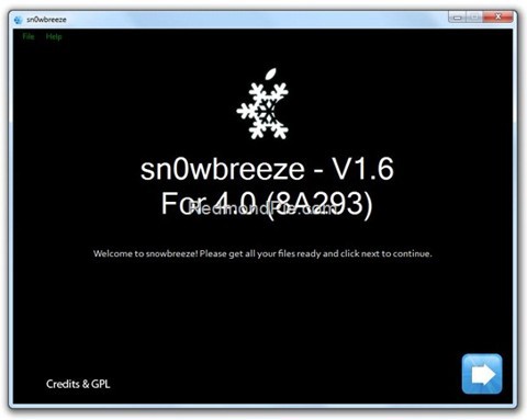 SnowBreeze 1.6, crea un firmware personalizado del iOS 4.0 para tu iPhone3G/3GS