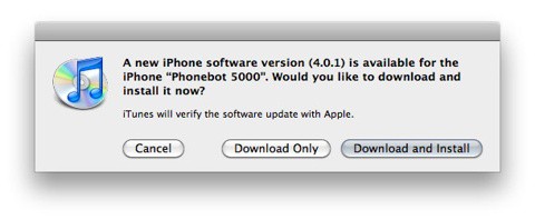 Ya está disponible el iOS 4.0.1 para el iPhone 4, 3GS y 3G