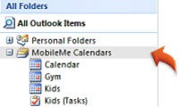 El nuevo calendario de MobileMe será compatible con Outlook