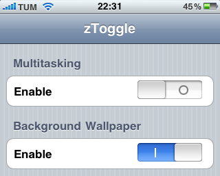 zToggle, desactiva la multitarea del iPhone 3G con iOS 4