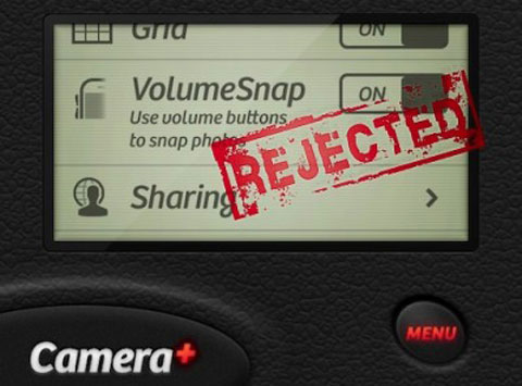 La nueva versión de Camera+ rechazada de la AppStore