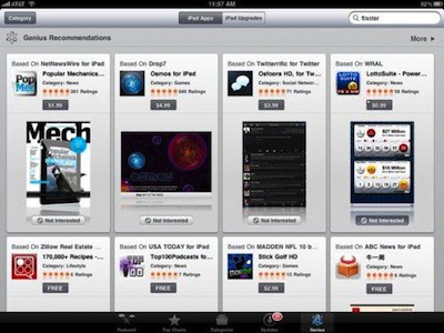 Genius debuta en el iPad