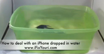 Qué hacer cuando mi iPhone se cae al agua