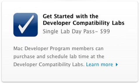 Ahora cualquier desarrollador podrá entrar en los laboratorios de compatibilidad de Apple