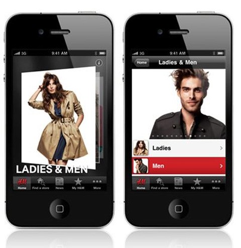 Moda en el iPhone, Hennes & Mauritz AB