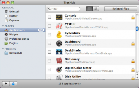 TrashMe: desinstala aplicaciones completamente en Mac OS X