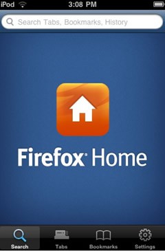 Firefox Home añade buscador de URL en el iPhone