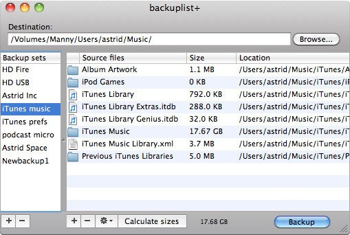 Realiza unas excelentes copias de seguridad con Backuplist+