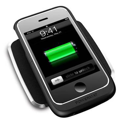 Cargador inalámbrico Powermat para iPhone 3G y 3GS