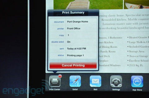 iOS 4.2 para iPad disponible en noviembre