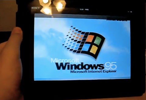 Windows 3.11 o Windows 95 en tu iPad