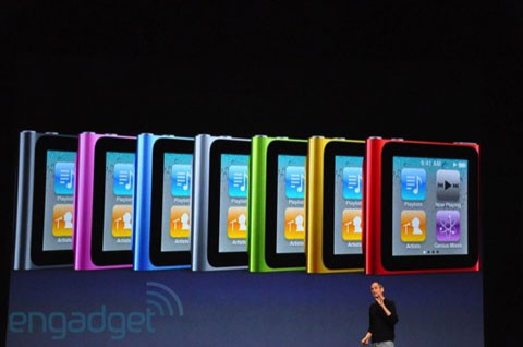 Nuevo iPod Nano, con pantalla multitouch