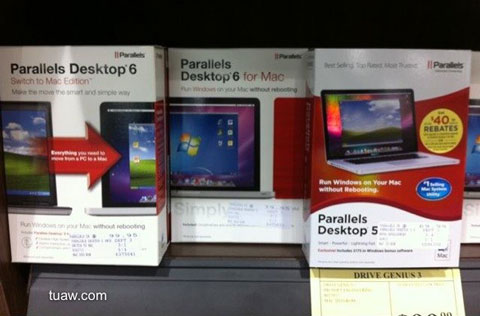 Parallels 6 aparece en algunas tiendas sin previo aviso