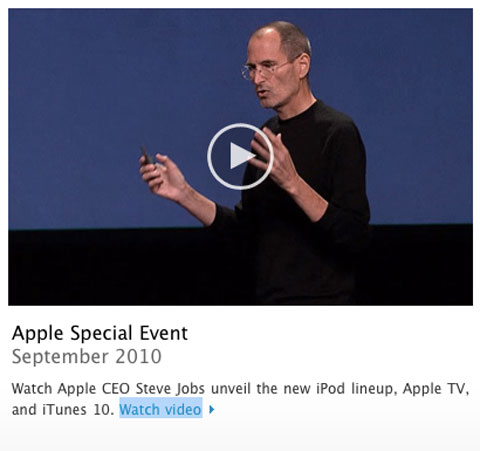 Apple ya ha publicado el vídeo de la keynote de ayer