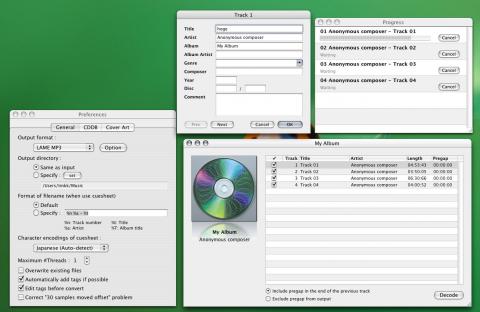 XLD, el codificador de audio lossless para Mac OS X