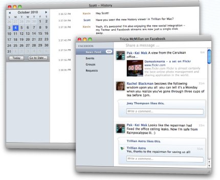 Trillian para Mac alcanza la versión beta y ahora incluye integración con Facebook y Twitter