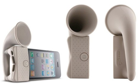 Bone Horn Stan, un peculiar amplificador para el iPhone 4