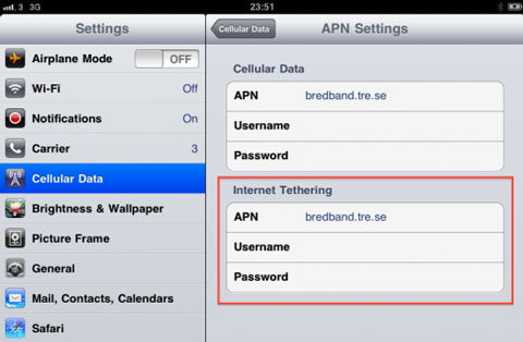 Apple podría habilitar el tethering en el iPad