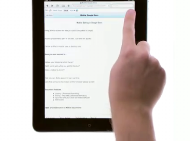 Editar Google Docs desde cualquier dispositivo iOS ya es posible