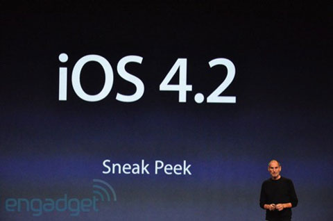 iOS 4.2 llegará el viernes. Mac OS X 10.6.5 y iTunes 10.1 mañana