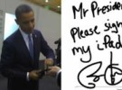 Obama firma otro iPad