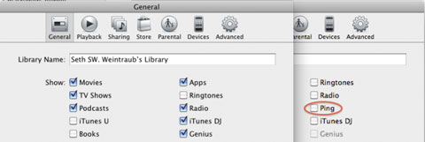 iTunes 10.1 permite desactivar Ping, al menos en parte