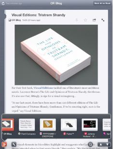 The Feed: Google Reader gratis en tu iPad