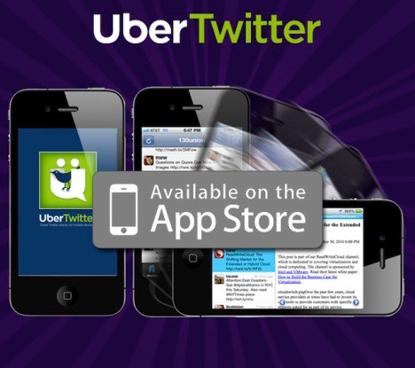 Disponible UberTwitter para iPhone