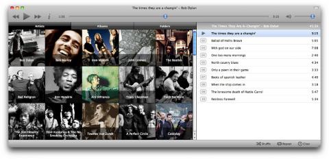 MiniTunes: un reproductor atractivo y ligero para Mac