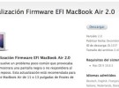 Apple lanza una actualización del firmware de los nuevos MacBook Air