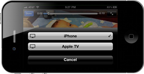 Habilitar la transmisión de vídeos y fotos vía AirPlay desde el iPhone, iPad y iPod Touch