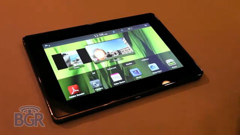 BlackBerry PlayBook en funcionamiento ¿La verdadera competencia del iPad actual?