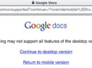 Version de escritorio de Google Docs ya funciona en el iPad
