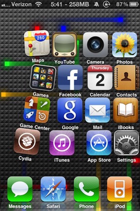 GraviBoard, o como los iconos del SpringBoard pierden su gravedad