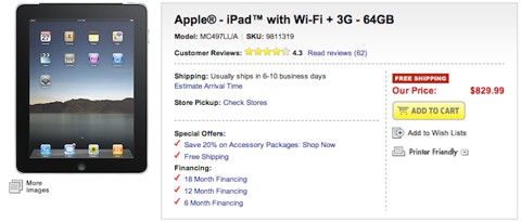 iPad disponible en Best Buy